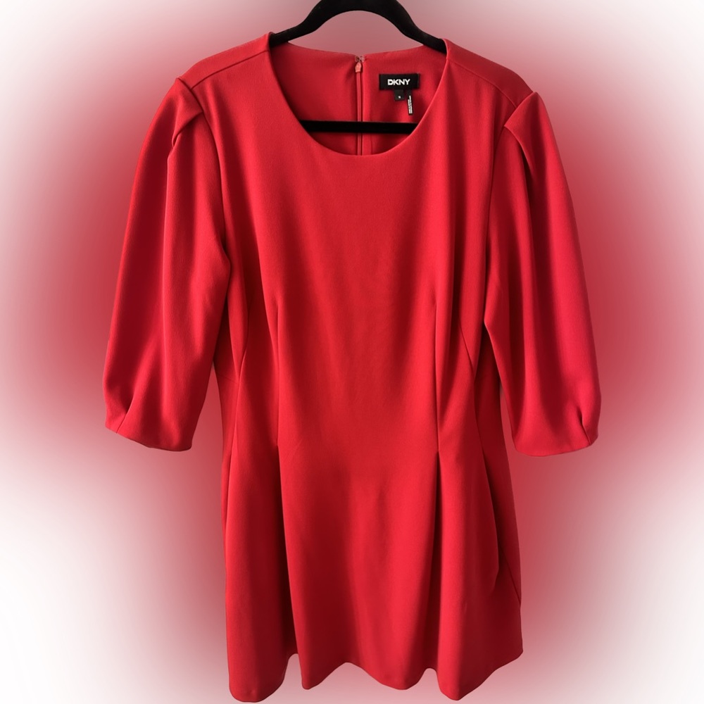 DKNY A line Red dress, size 14